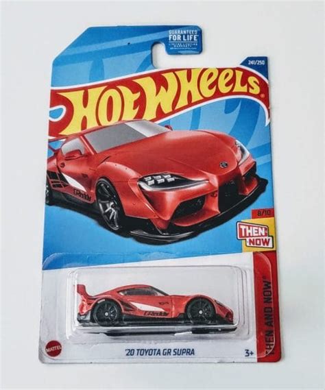 Hot Wheels Then And Now Of Toyota Gr Supra Red Greddy