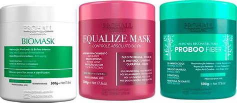 Kit Prohall Cosmetic Biomask Equalize Proboo Fiber Beleza Na Web