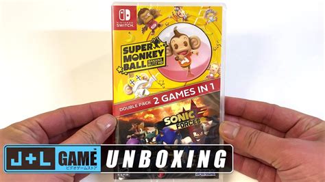 Super Monkey Ball Banana Blitz Hd Sonic Forces Double Pack Unboxing