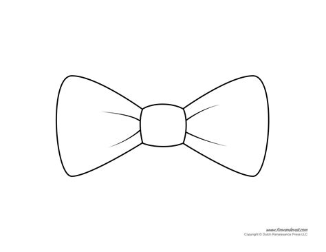 Paper Bow Tie Templates Bow Tie Printables