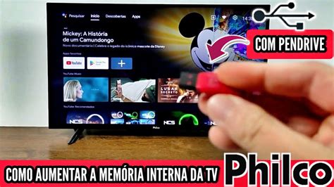 COMO AUMENTAR A MEMÓRIA INTERNA DA TV PHILCO ANDROID UM PENDRIVE