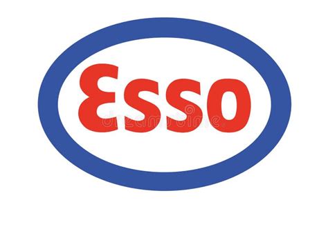 Logo Esso editorial image. Illustration of white, esso - 126535110