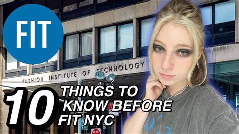 Things I Wish I Knew Before Attending Fit Nyc Fashion Institute Of