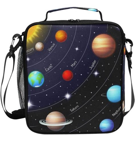 Bolsa De Almuerzo Box Universe Galaxy Sistema Solar Lun Cuotas Sin