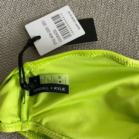 Kendall Kylie Swim Nwt Kendall Kylie Oring Lime Bikini Set Poshmark