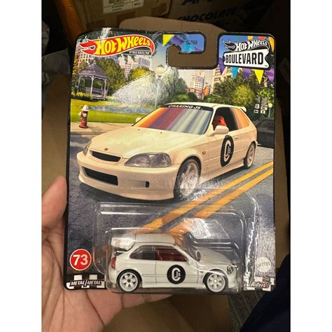HOT WHEELS BOULEVARD 99 HONDA CIVIC TYPE R EK9 BAD CARD Shopee Malaysia