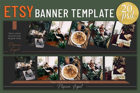 ETSY Banner Template | Templates & Themes ~ Creative Market