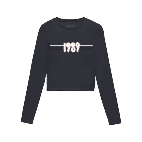 1989 Taylors Version Navy Long Sleeve Taylor Swift Official Au