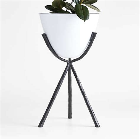 Black Outdoor Planters | Crate & Barrel Canada