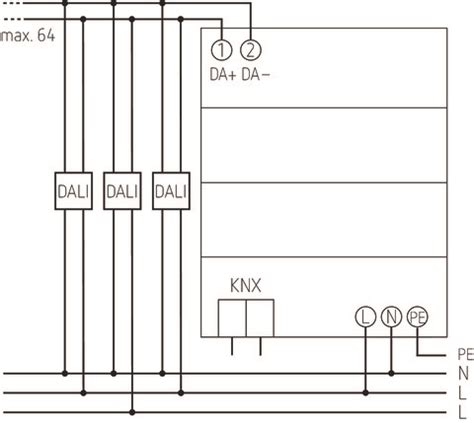 Dali Gateway P Knx System Devices Knx Home And Building Control