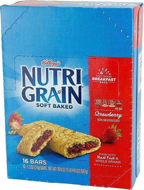 Kelloggs Nutri Grain Strawberry Cereal Bars Single