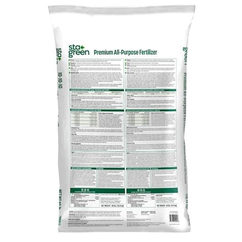 Sta Green 40 Lb 5000 Sq Ft 10 10 10 All Purpose Lawn Starter Fertilizer