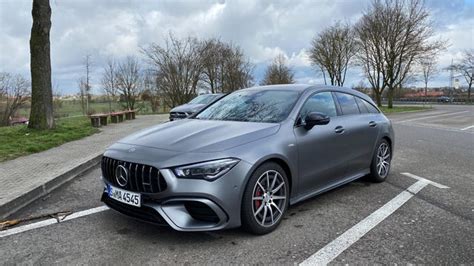 2020 Mercedes Amg Cla45 S Shooting Brake Review Mega Hot Hatch Cnet