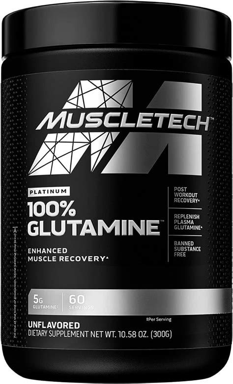 Muscletech Platinum 100 Glutamine Suppliment 300g Non Prescription