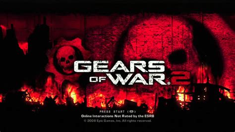 Gears Of War 2 Title Screen Xbox 360 Youtube