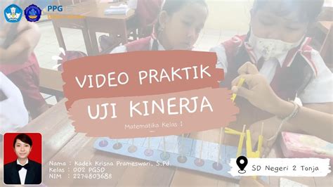 Video Praktik Ukin Matematika Kelas 1 Model Problem Based Learning Ppg Daljab Kat Ii 2022