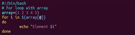 Bash For Loop Array A Comprehensive Guide To Navigating Arrays
