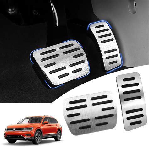 TTCR II Compatible With Volkswagen Atlas Pedal Covers Tiguan 2018 2024