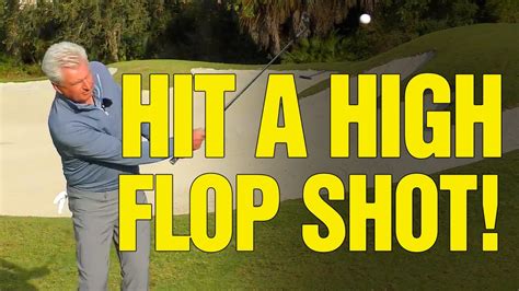 [soft Touch] How To Hit A High Flop Shot In Golf Like This Youtube