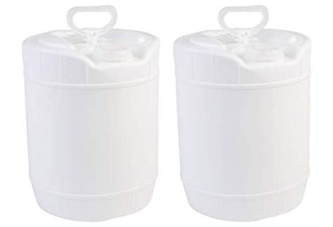 Hudson Exchange Gallon Winpak Handled Container With Cap Hdpe White