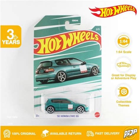 Hot Wheels Reguler Honda Civic Eg Lazada Indonesia