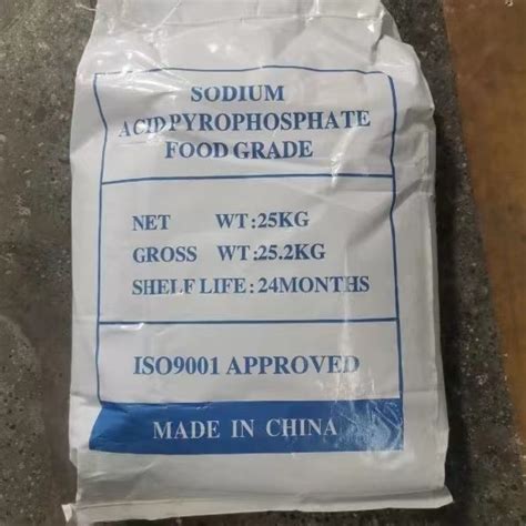 Food Grade Sodium Acid Pyrophosphate Sapp For Baking Fermentatio