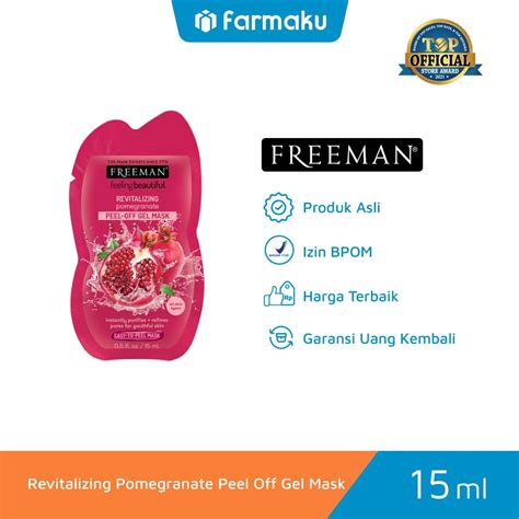 Freeman Revitalizing Pomegranate Peel Off Gel Mask 15 Ml Farmaku