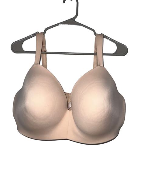 Cacique Bra Lightly Lined T Shirt No Wire Lane Bryant Size 40F Nude Tan