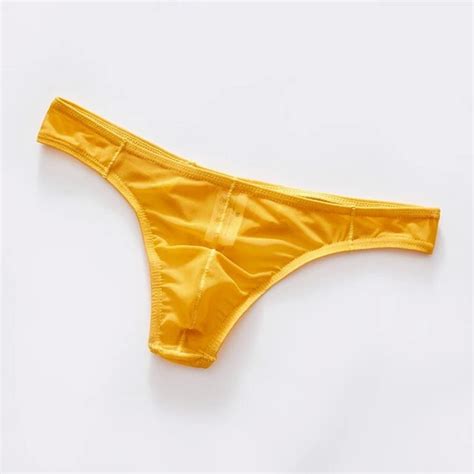 Slips Bikini Taille Basse String Extensible Couleur Unie Sous V Tements Sexy Po Eur