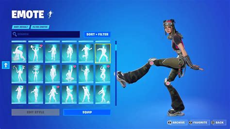 All Fortnite Icon Series And New Tiktok Emotes Youtube