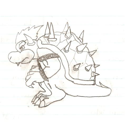 Bowser sketch by Riptor25 on DeviantArt