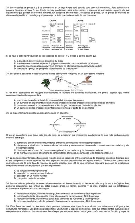 Biolog A Banco De Preguntas Icfes Pdf