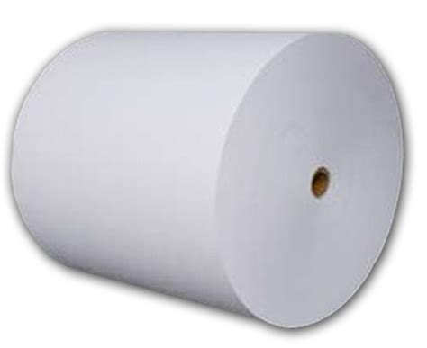 Plain White Pe Coated Paper Roll For Cup Making Gsm And Above At