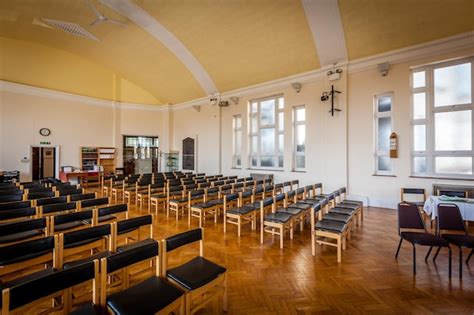 Premium Photo Empty Chairs In The Church