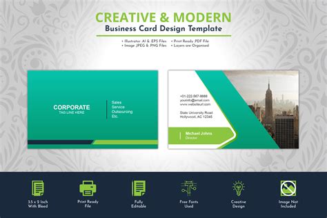 Real Estate Creative Business Card Graphic by Ray Studio · Creative Fabrica