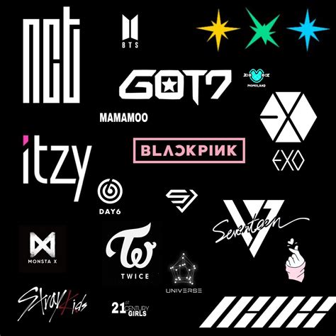 Kpop logos wallpaper | Kpop