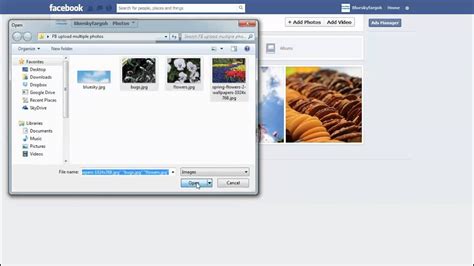 Upload Multiple Photos On Facebook Page Youtube