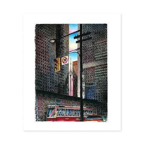 Toronto King Streetcar Toronto Art Print | Totally Toronto Art