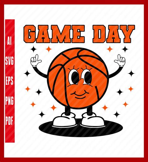 Retro Basketball Vintage Game Day Basketball Player Women T Shirt Spo