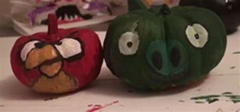 How To Paint Mini Pumpkins as Angry Birds Decorations « Halloween Ideas :: WonderHowTo