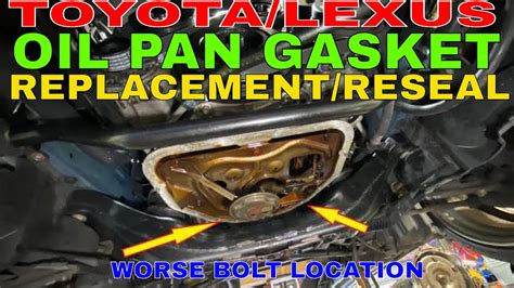 2001 Honda Crv How To Replace Oil Pan Gasket