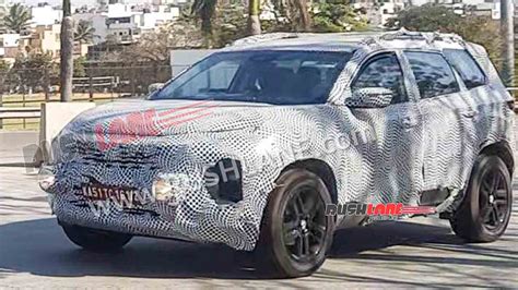 Tata Safari Facelift Spied With Harrier Electric Design New Alloys