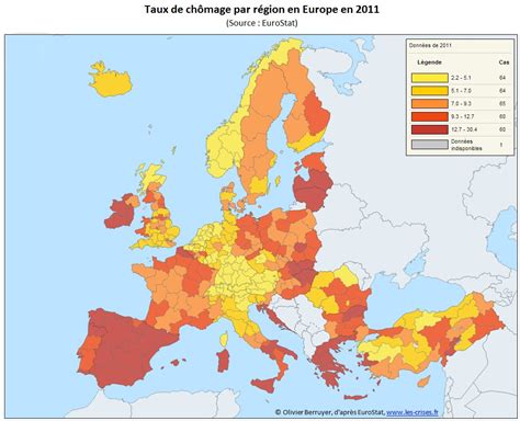 Le chômage en Europe