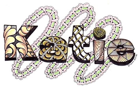 Happy birthday Katie :) | Letter art, Doodling, Name art