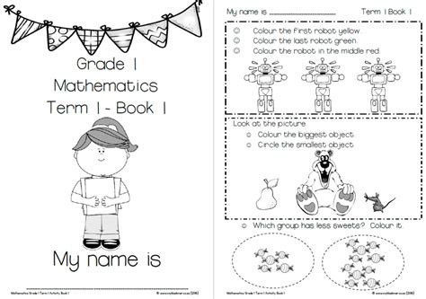 Grade 1 Mathematics Activity Book Term 1 - My Klaskamer