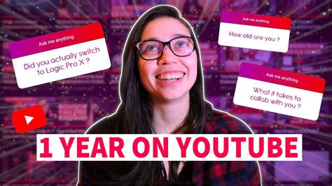 1 Year Youtube Anniversary 🥳 Stats Money Qanda And Bloopers Youtube