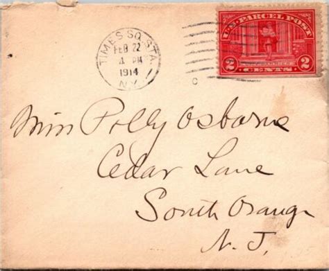 Goldpath Us Cover New York Parcel Post Cv P Ebay