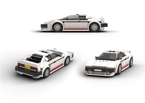 Lotus Esprit Turbo (White) - Jerry Builds Bricks