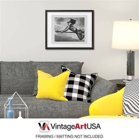 Nude Witch Riding Broomstick Photo William Mortensen X Poster Size Print EBay