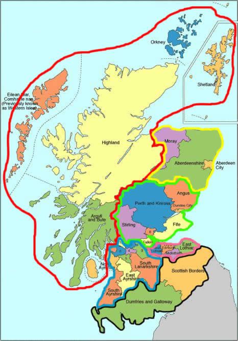 Local Authority Regions Public Contracts Scotland